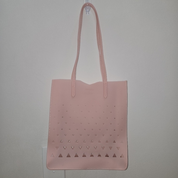 Eddie Borgo x Neiman Marcus Pink Perforated Rubber Jelly Tote Bag 2015 Colab - Picture 8 of 8
